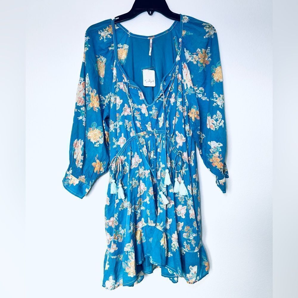 FREE PEOPLE Camilla Mini River/Blue Size Small